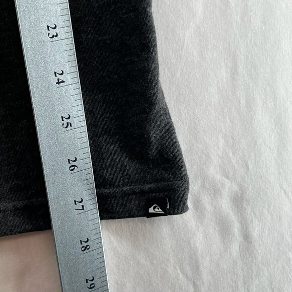 Quiksilver Bold Move Mod T-Shirt Men M Crewneck Surf Skater Graphic Heather Gray - Picture 9 of 11